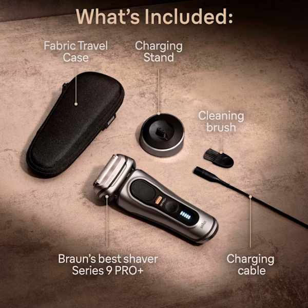 Бритва электрическая Braun Series 9 Pro+ Серебряный  photo 7