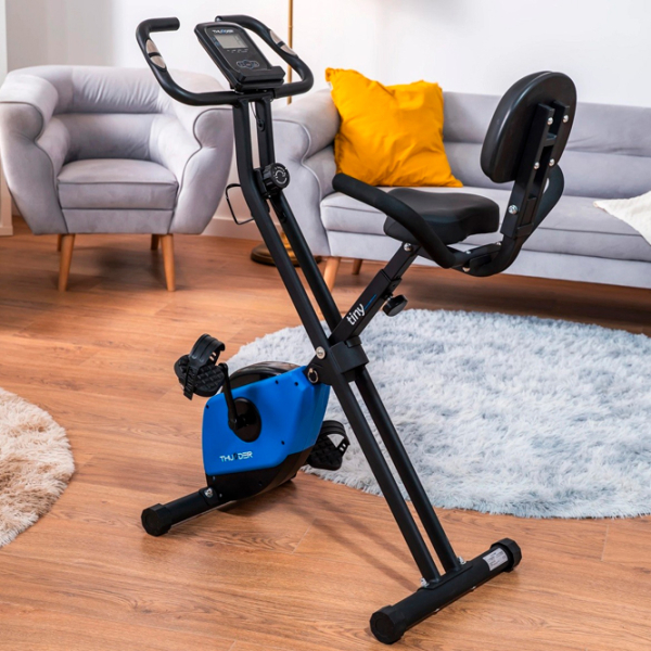 Bicicletă fitness Thunder TINY Black Blue , 110 kg photo 3