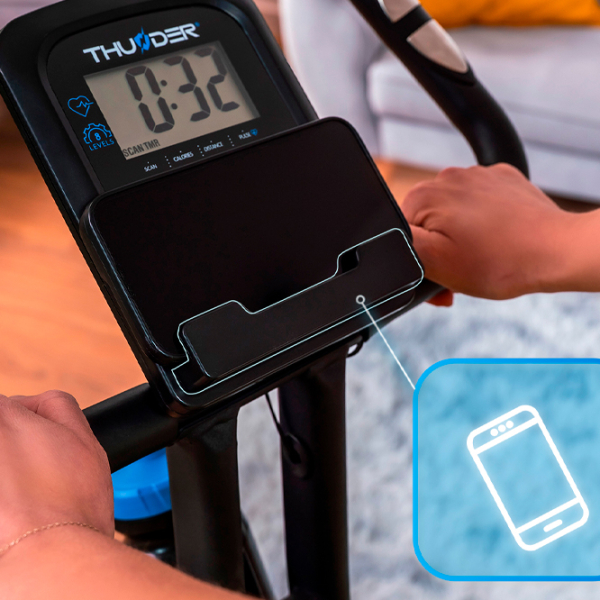 Bicicletă fitness Thunder TINY Black Blue , 110 kg photo 8