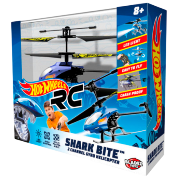 Вертолёт Bladez Toyz HW RC Shark Bite 2 Channel Синий Время работы:  photo 1