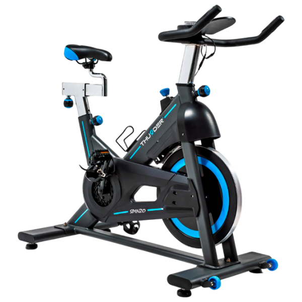Bicicletă fitness Thunder SPINZO Black Blue , 135 kg photo 1