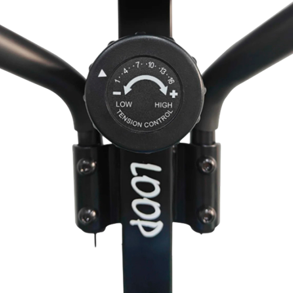 Bicicletă eliptică Thunder Loop Black Blue 110 kg photo 5