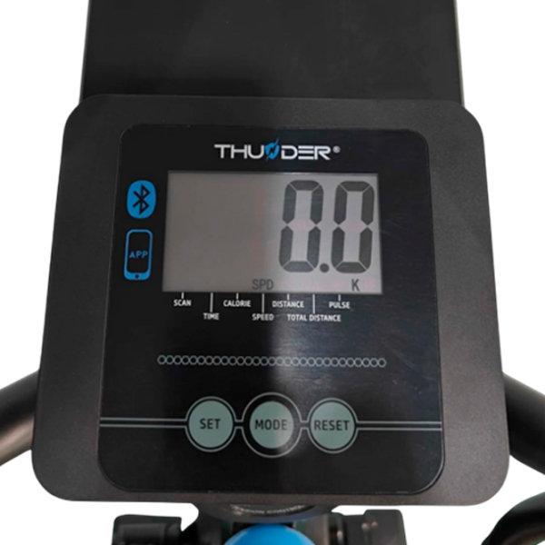 Bicicletă eliptică Thunder Loop Black Blue 110 kg photo 7