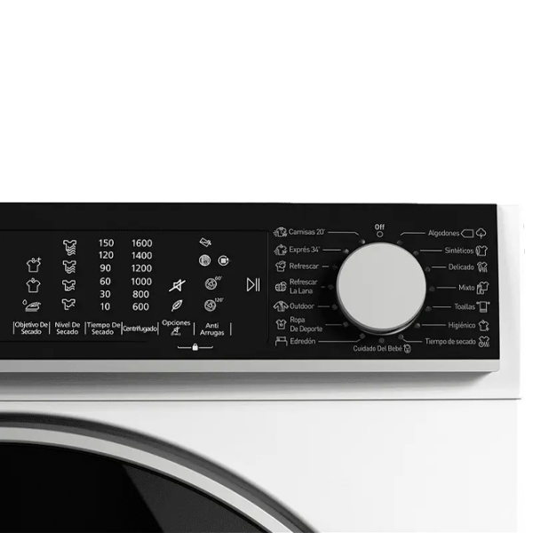 Mașină de uscat rufe SHARP KD-NHL8S9GWC-EE White 8 kg, A++ photo 2