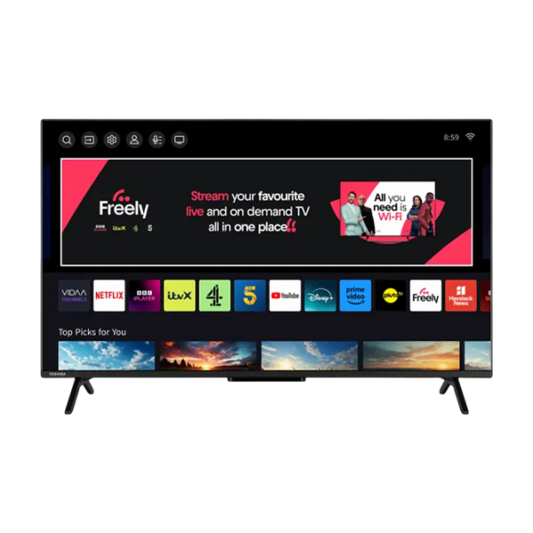 Televizor Toshiba 55UV1563DG Smart TV 4K Black 55" | DLED | 4K photo 1