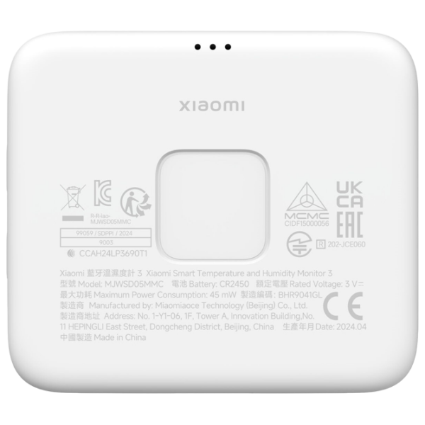 Senzor de Temperatură si Umiditate Xiaomi Monitor 3 Mini White  photo 2