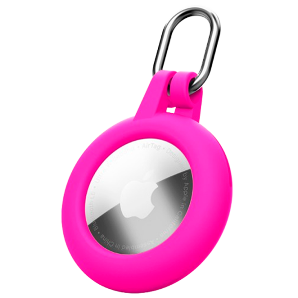 Чехол для смарт трекера Cellularline Ring Case AirTag Розовый  photo 1