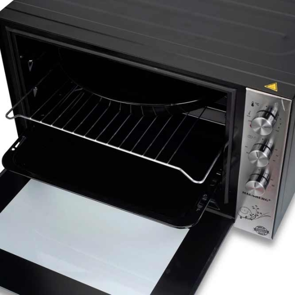 Электрическая печь HAUSBERG HB8022 Черный 2500 Вт, 70 л photo 6