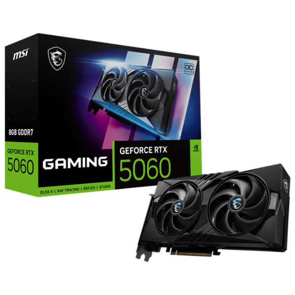 Видеокарта MSI GeForce RTX 5060 GAMING OC 8 ГБ PCI Express x16 5.0 photo 5