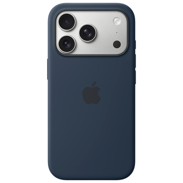 Husă pentru smartphone Apple iPhone 17 Pro (Original) Midnight Apple, Silicon, Back photo 1