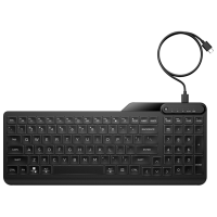 Клавиатура HP 400 Backlit Черный Для дома и офиса, Проводная