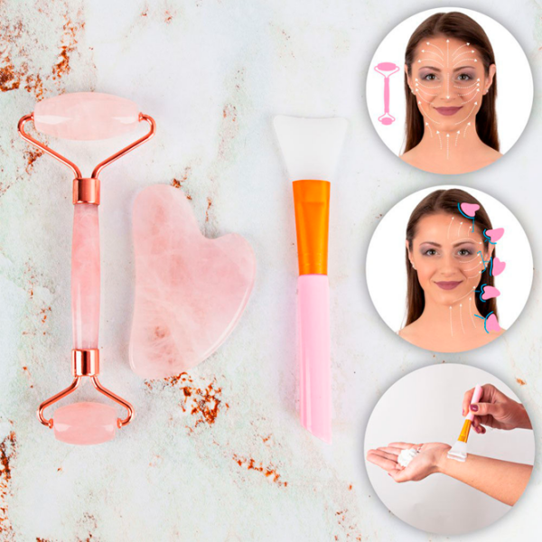 Aparat de masaj pentru ochi Insportline Rosada Pro Pink  photo 2