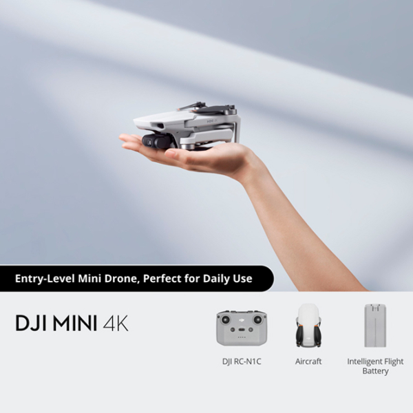 Dronă DJI Mini 4K Standard Set Gray Quadcopter / 15 km/h photo 6