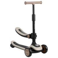 Trotinetă pentru copii cu trei roți KikkaBoo Treo (3800171211710) Beige 2 ani, 50 kg, Din PU