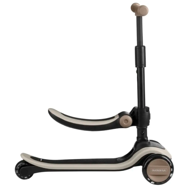 Trotinetă pentru copii cu trei roți KikkaBoo Treo (3800171211710) Beige 2 ani, 50 kg, Din PU photo 2
