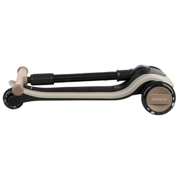 Trotinetă pentru copii cu trei roți KikkaBoo Treo (3800171211710) Beige 2 ani, 50 kg, Din PU photo 7