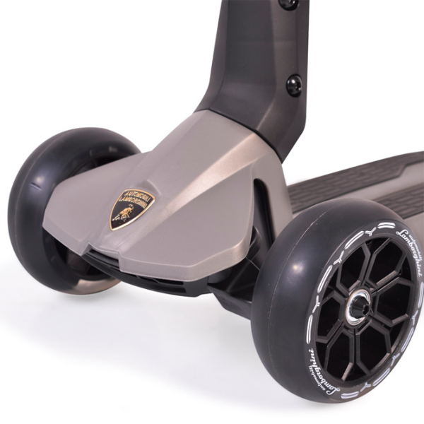 Trotinetă pentru copii cu trei roți Moni Lamborghini (1286846) Gray 2 ani, 50 kg, Din PU photo 6