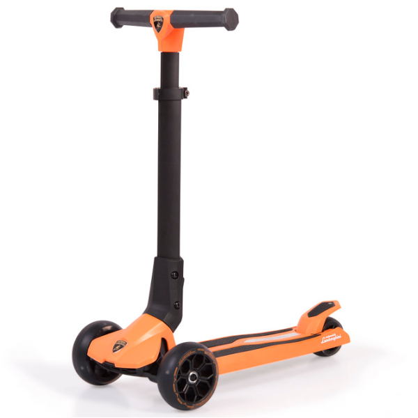 Trotinetă pentru copii cu trei roți Moni Lamborghini (1286847) Orange 2 ani, 50 kg, Din PU photo 2