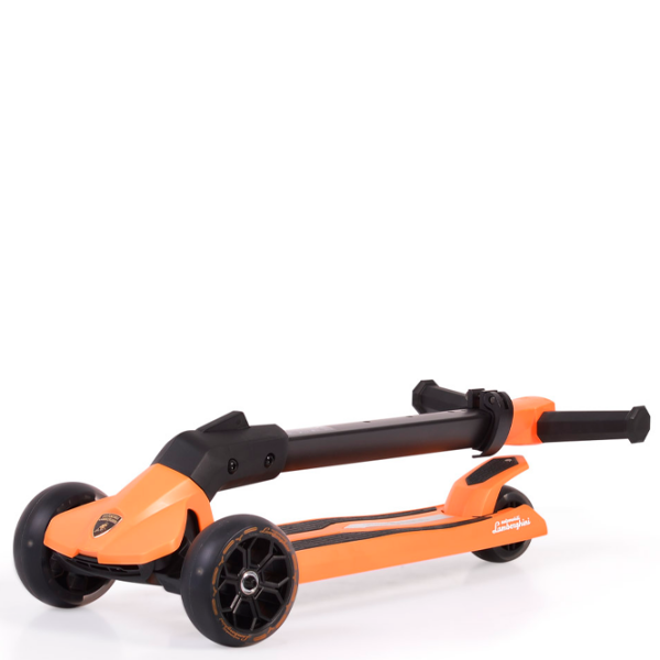 Trotinetă pentru copii cu trei roți Moni Lamborghini (1286847) Orange 2 ani, 50 kg, Din PU photo 8