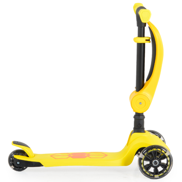 Trotinetă pentru copii cu trei roți Moni Lamborghini 2in1 (1286845) Yellow 2 ani, 50 kg, Din PU photo 10