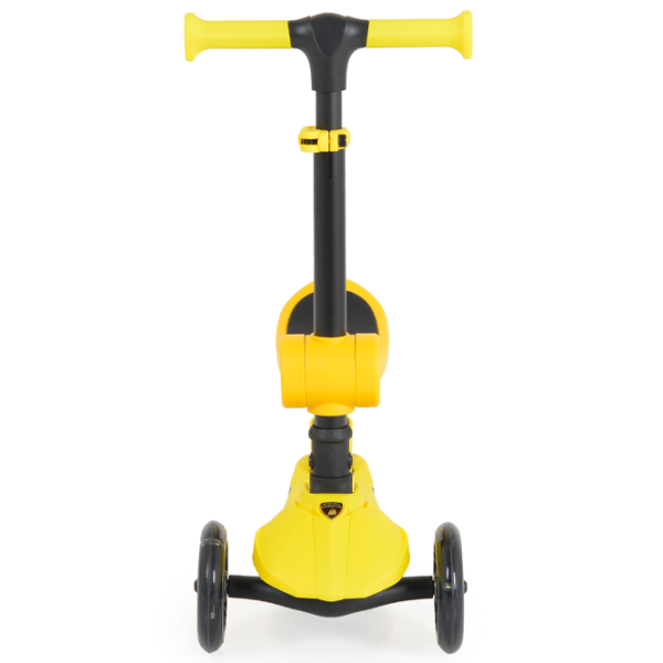 Trotinetă pentru copii cu trei roți Moni Lamborghini 2in1 (1286845) Yellow 2 ani, 50 kg, Din PU photo 11