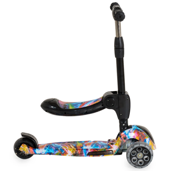 Trotinetă pentru copii cu trei roți Moni Rumble (1286849) Multicolor 3 ani, 50 kg, Din PU photo 2