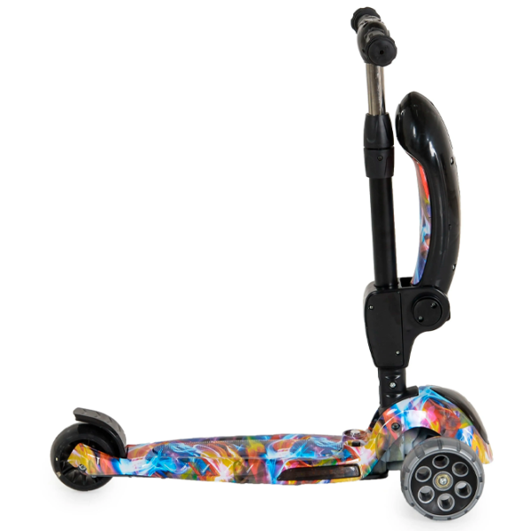 Trotinetă pentru copii cu trei roți Moni Rumble (1286849) Multicolor 3 ani, 50 kg, Din PU photo 4