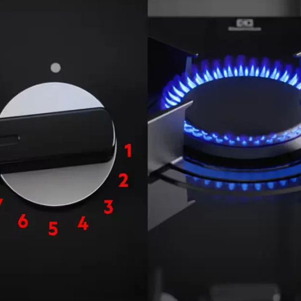 Plită încorporabilă pe gaz Electrolux KDI641723K Black Sticlă călită, Gratare: Fontă photo 7