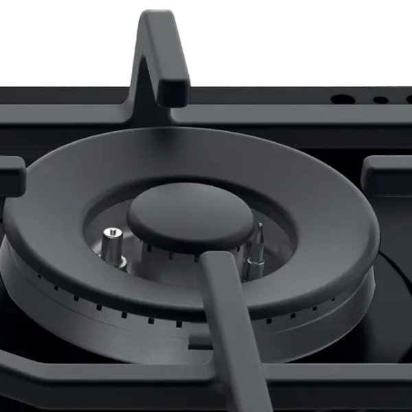 Plită încorporabilă pe gaz Whirlpool TKRL 661 NB Black Oțel emailat, Gratare: Fontă photo 3
