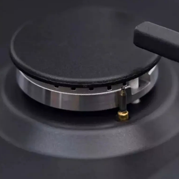 Plită încorporabilă pe gaz Whirlpool TKRL 661 NB Black Oțel emailat, Gratare: Fontă photo 4