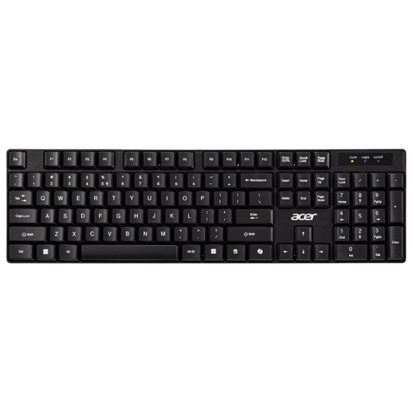 Клавиатура и Мышь Acer Combo Set 410 Черный Для дома и офиса, Беспроводные photo 6