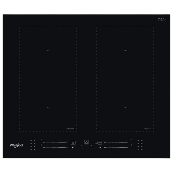 Plită încorporabilă cu inducție Whirlpool WL S3160 BF Black Vitroceramică, 7200 W photo 1