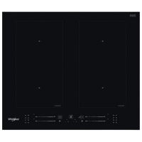 Plită încorporabilă cu inducție Whirlpool WL S3160 BF Black Vitroceramică, 7200 W