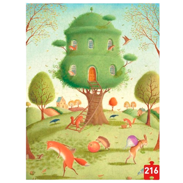 Puzzle 2D Mideer Vecini ocupați (MD3282) Numărul de piese: 216, Vârsta recomandată: 8+
