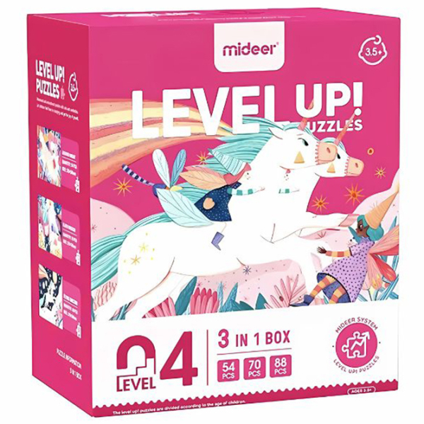 Set de puzzle-uri Mideer Unicorn (CT7050) Numărul de piese: 212, Vârsta recomandată: 3.5+ photo 2