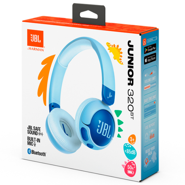 Căști JBL Junior 320BT Blue Fără fir / Personal / On the ear photo 8