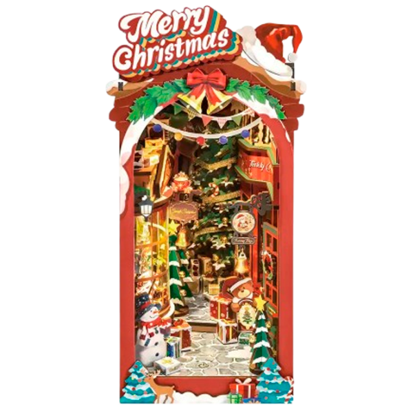 Puzzle 3D DIY Christmas Street (TGC06) Numărul de piese: 289, Vârsta recomandată: 14+ photo 1