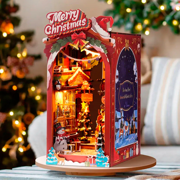 Puzzle 3D DIY Christmas Street (TGC06) Numărul de piese: 289, Vârsta recomandată: 14+ photo 4