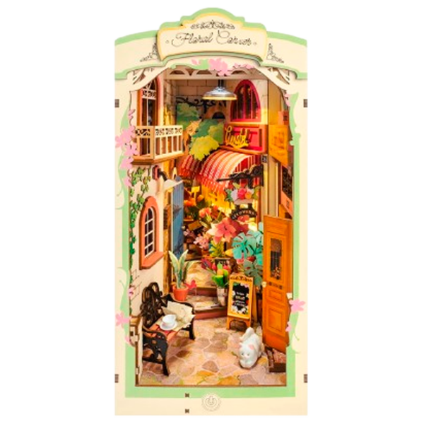 Puzzle 3D RoLife Book Nook (TGB09) Numărul de piese: 164, Vârsta recomandată: 14+ photo 1