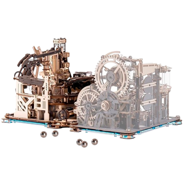 Puzzle 3D ROKR Marble Spaceport (LGC01) Numărul de piese: 472, Vârsta recomandată: 14+ photo 1