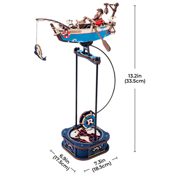 Puzzle 3D ROKR Ocean Fisher (MCD02) Numărul de piese: 161, Vârsta recomandată: 14+ photo 5