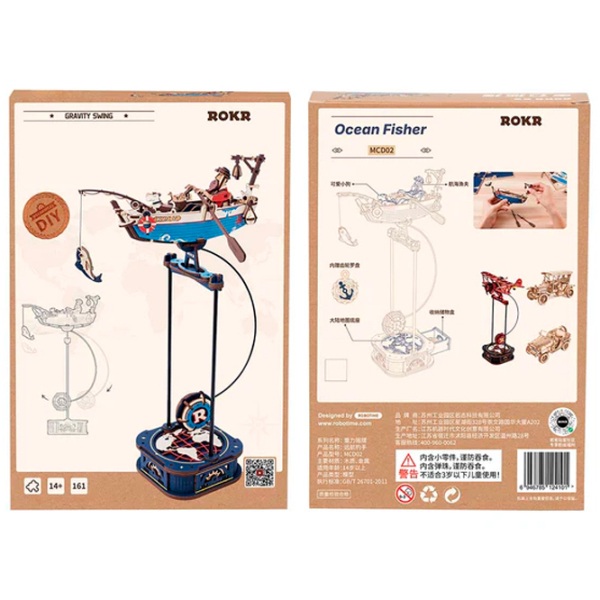 Puzzle 3D ROKR Ocean Fisher (MCD02) Numărul de piese: 161, Vârsta recomandată: 14+ photo 6