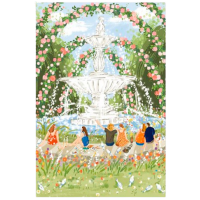 Puzzle 2D RoLife Afternoon Fountain (PT001) Numărul de piese: 1000, Vârsta recomandată: 10+