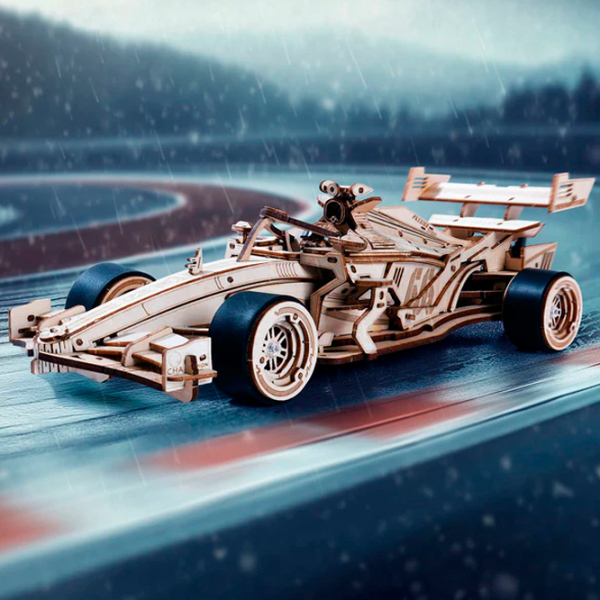 Puzzle 3D ROKR Racing Cars (LK505) Numărul de piese: 246, Vârsta recomandată: 10+ photo 2