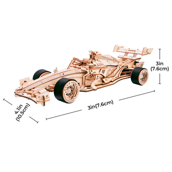 Puzzle 3D ROKR Racing Cars (LK505) Numărul de piese: 246, Vârsta recomandată: 10+ photo 5
