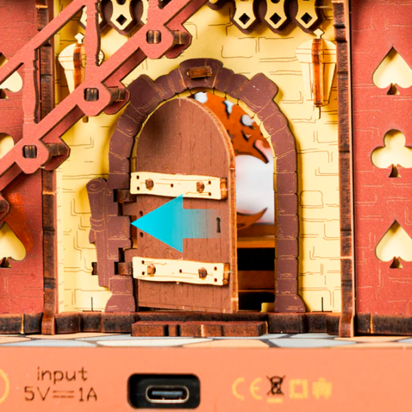 Puzzle 3D ROKR Cuckoo Clock (LC901C) Numărul de piese: 435, Vârsta recomandată: 14+ photo 4