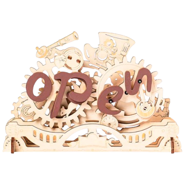 Puzzle 3D ROKR Open Closed Sign (LK506) Numărul de piese: , Vârsta recomandată: 14+ photo 1