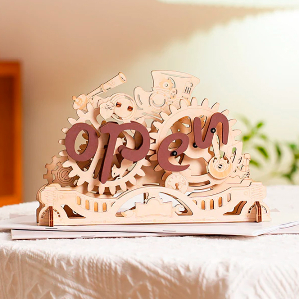 Puzzle 3D ROKR Open Closed Sign (LK506) Numărul de piese: , Vârsta recomandată: 14+ photo 2