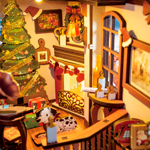 Puzzle 3D RoLife Christmas Indoor Scene (TGC07) Numărul de piese: 289, Vârsta recomandată: 14+ photo 4