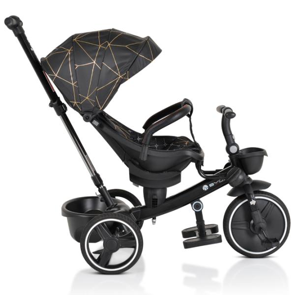 Triciclu Moni Fusion Black  Metal / Pentru copii photo 4